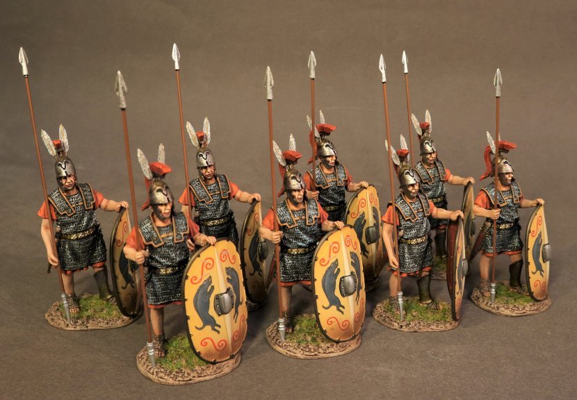 Eight Triarii Standing, Roman Army of the Mid Republic