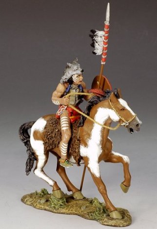Mounted Wolf's Head with Shield & Lance