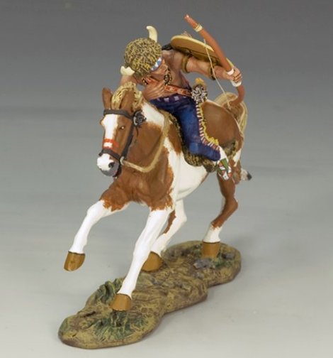 Mounted Warrior with Bow and Arrow