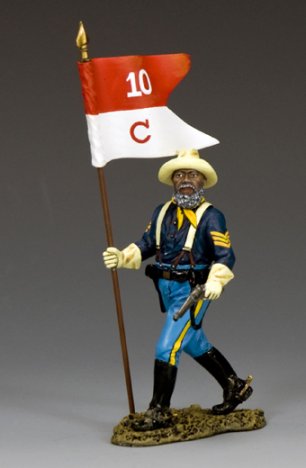 Buffalo Soldier Sergeant w/Guidon