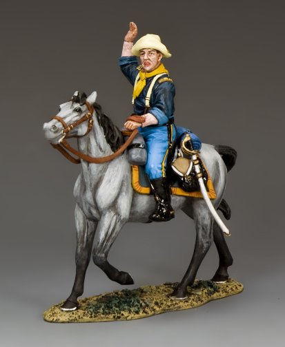 "Halt!" Mounted Officer