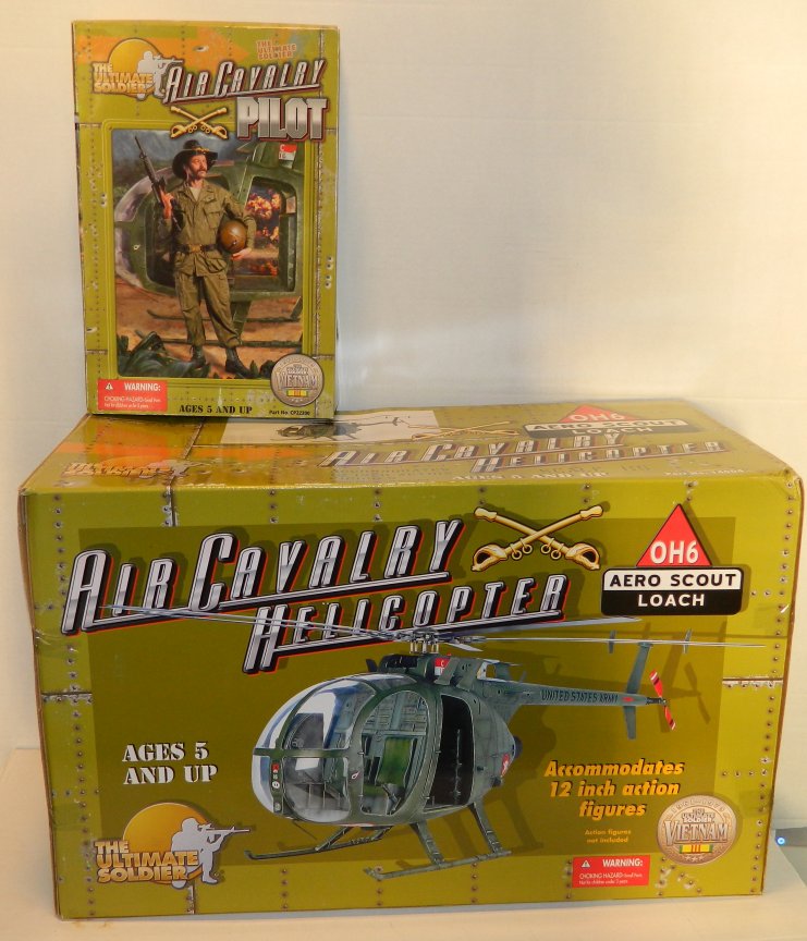 OH6 Aero Scout Loach Air Cavalry Helicopter with CP22200 Pilot Figure