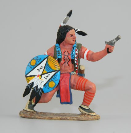 Standing Indian with Pistol