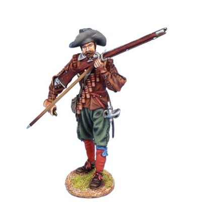 Spanish Tercio Musketeer Loading