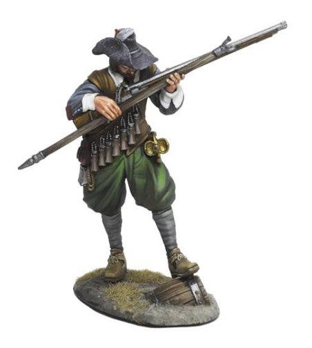 Spanish Tercio Musketeer Loading