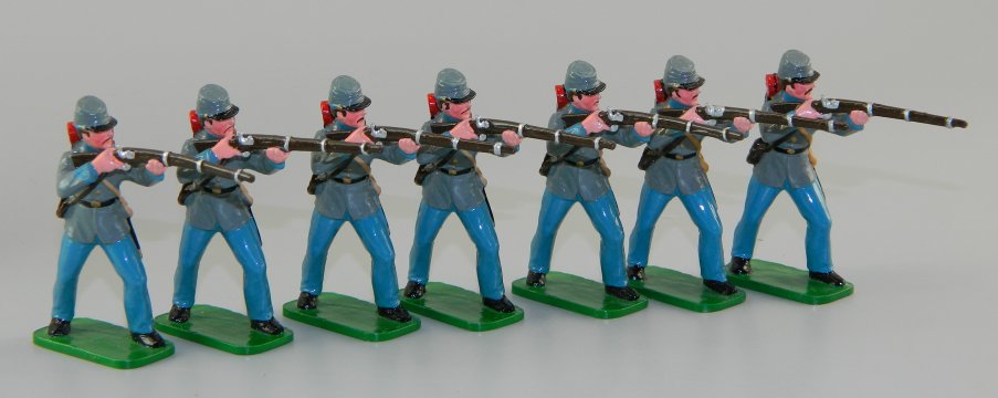 Confederate Infantry Standing Firing