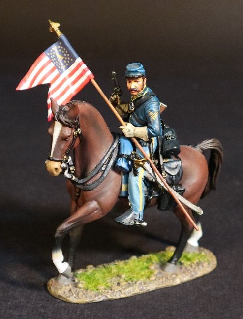Standard Bearer, 1st Maine Cavalry Regiment, Union