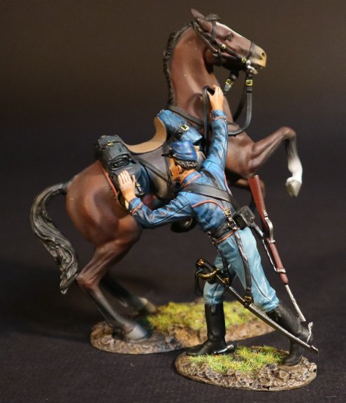 Dismounted Trooper with Horse, 2ns US Cavalry Regiment