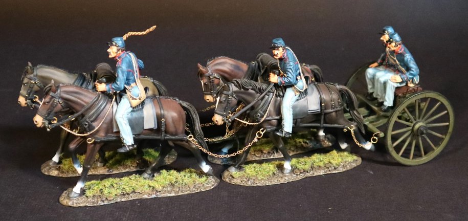 Union Artillery Crew Arriving