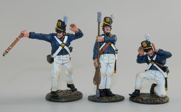 US Foot Artillery, 3 Crew Firing