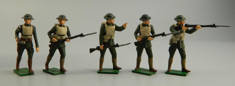 WWI USMC/US Army Infantry in Helmets