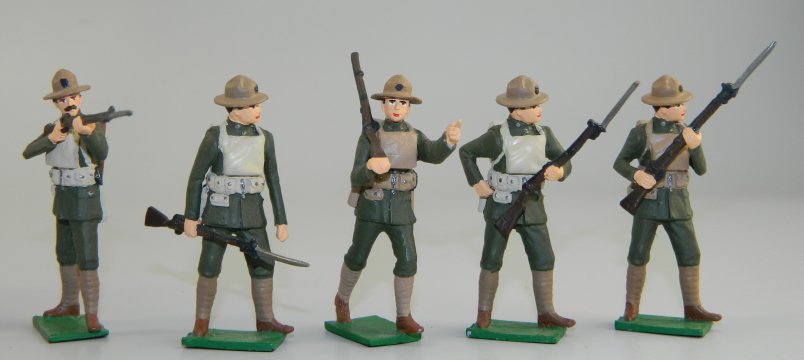 WWI USMC/US Army Infantry in Campaign Covers