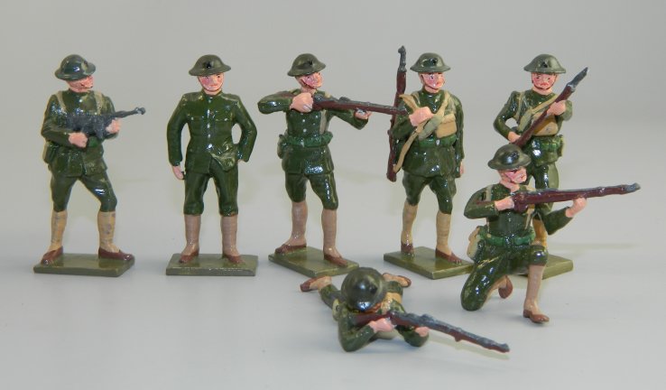 WWI USMC/US Army Infantry in Combat Poses