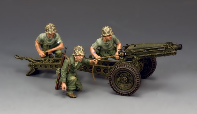 USMC 75mm Pack Howitzer & Crew