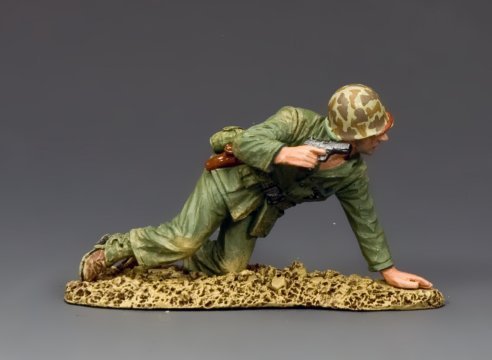 Kneeling Marine w/Pistol