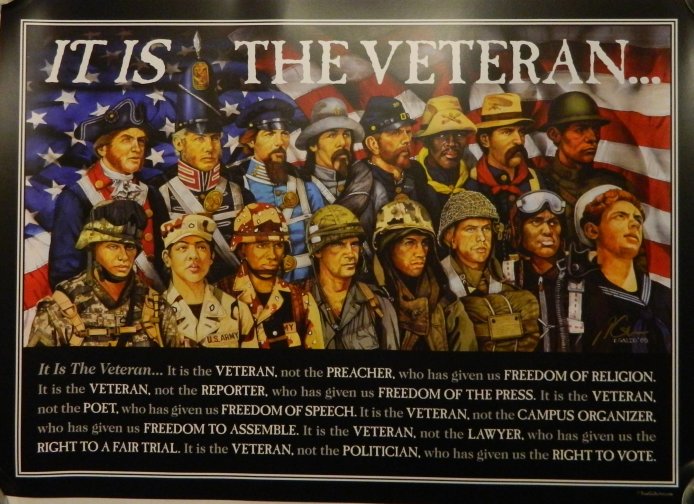 It is the Veteran - Artist Tom Gallo