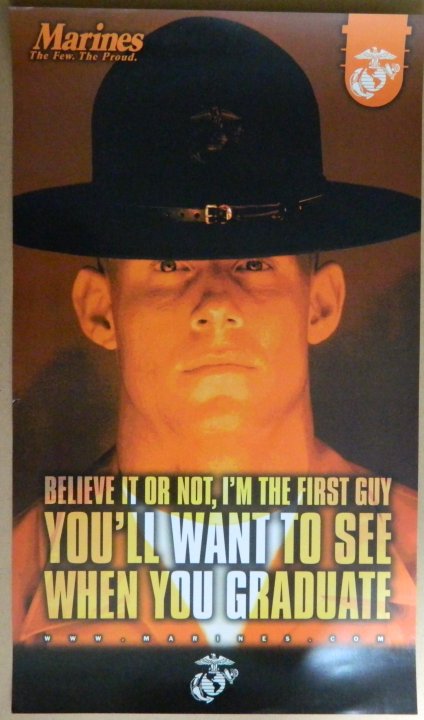 "Believe Me or Not" USMC Recruiting Poster