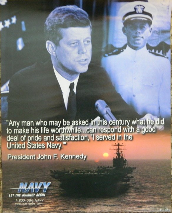 JFK "I Served in the United States Navy"