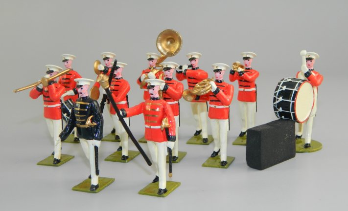 U. S. Marine Corps Band – 12 piece in White Trousers