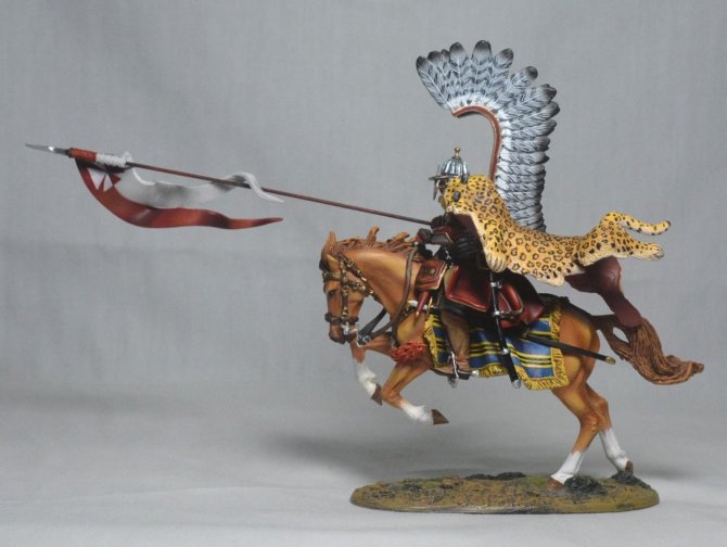 Charging Hussar with Lance Pennant