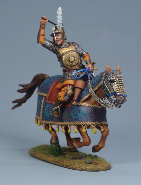 Ottoman Cavalry Wielding Mace - Gold