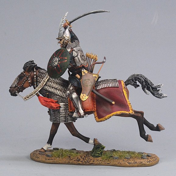 Ottoman Cavalry Attacking with Saber - Silver