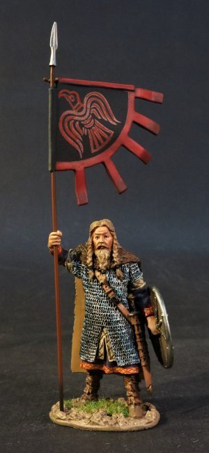 Viking with Raven Banner