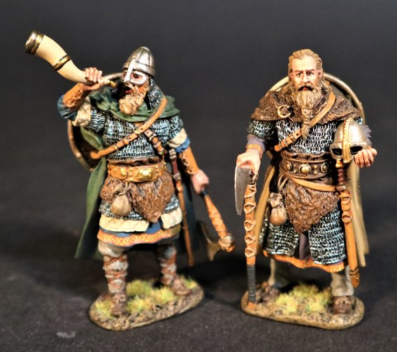 Viking Chieftain and Gjallarhorn