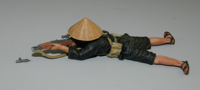 Lying Prone Viet Cong Sniper