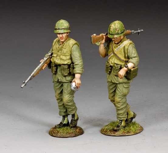 "On Patrol" Two USMC 'Grunts'