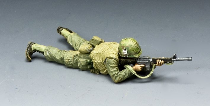 Lying Prone Rifleman