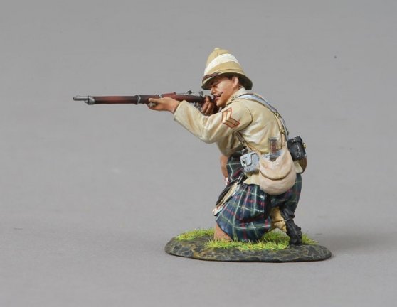 Seaforth Highlander Kneeling Firing - Corporal