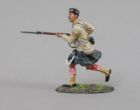 Charging Highlander wearing Glengarrie - Corporal
