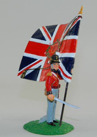 Officer Standing with the King's Colour