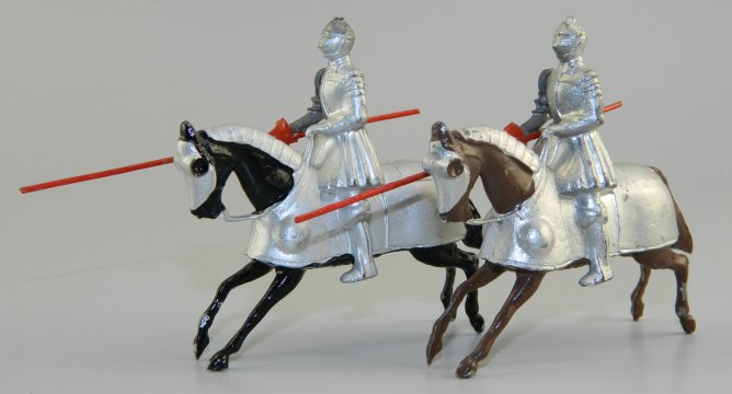 16th Century Knights in Armor - 1950s Post War