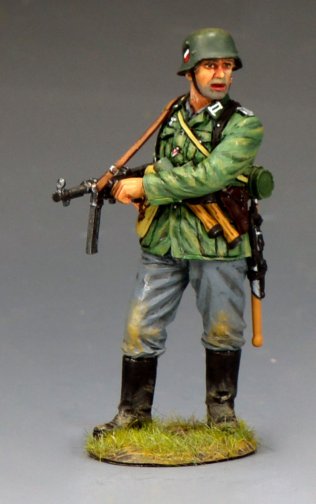 Wehrmacht Infantry Sergeant Cocking his MP40