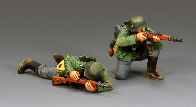 Soldaten Riflemen In Action