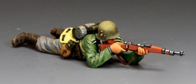Lying Prone Rifleman
