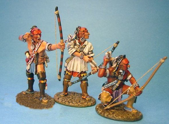 Woodland Indians with Bows