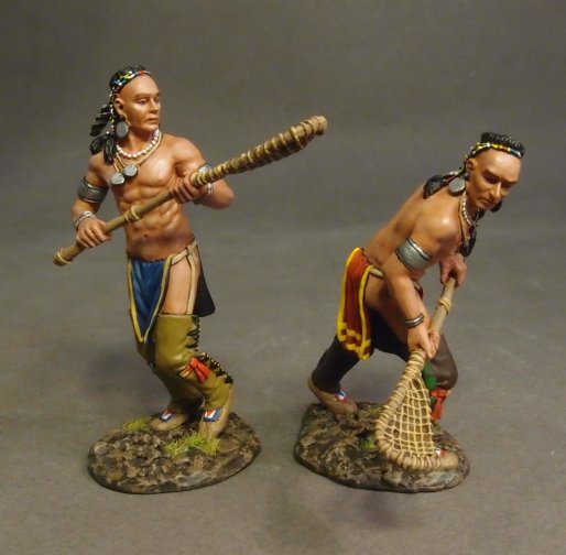 Woodland Indian Lacrosse Players