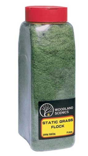 Static Grass Flock - Dark Green
