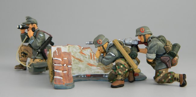 MG42 Gun Group with Wall