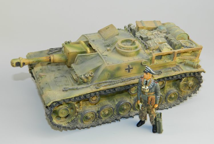 Sturmgeschutz III with Officer