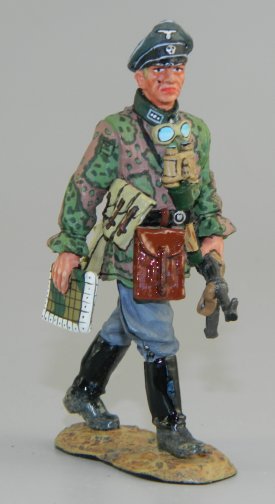 Marching Waffen-SS Officer