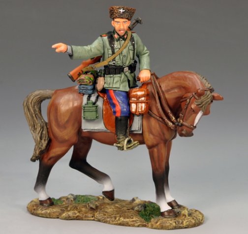 Mounted Cossack Pointing