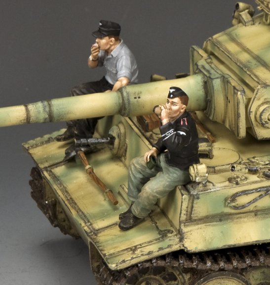 Relaxing Panzer Crewmen