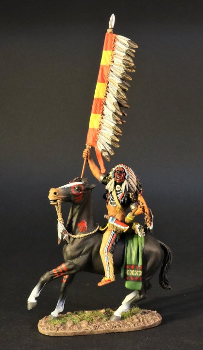 Crow Warrior with Flag