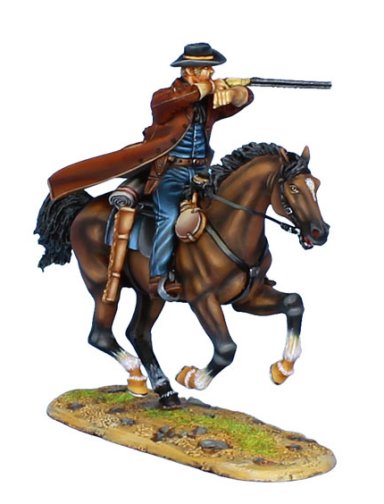 Mounted Gunfighter with 1860 Henry Rifle