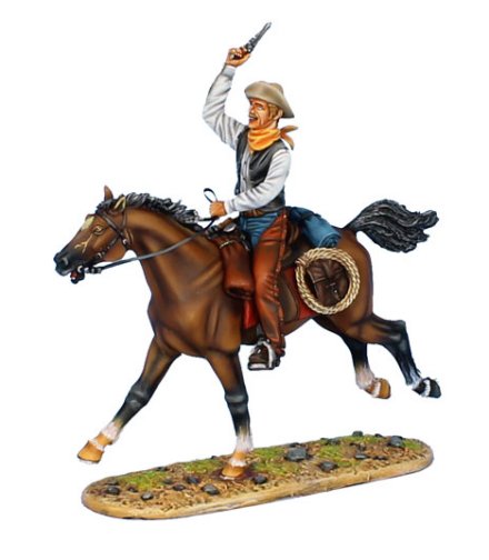 Mounted Gunfighter with Colt Army 1860 Revolver