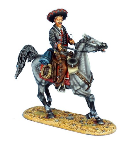 Mounted Mexican Gunfighter with 1860 Henry Rifle